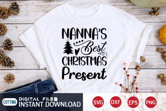 Download Nanna's Best Christmas Present Svg - Nanna Collection